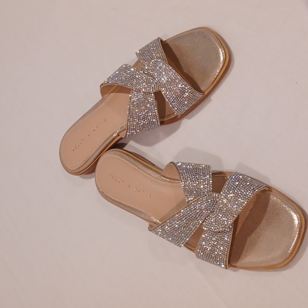 Preowned Kelly and Katie Sparkly Sandals Women’s  8.5m, good condition - Picture 2 of 8